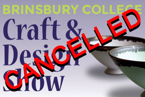 text banner stating Brinsbury event cancelled