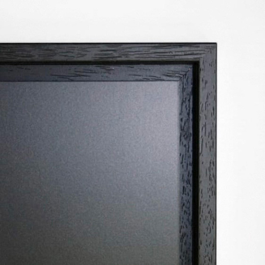 example of our black tray framed canvas wraps